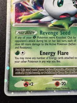 Shaymin LV.X 127/127 Platinum Pokemon Card Holo Foil Rare MP - Image 5