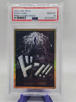 Kaido Gold Don!! Card Psa 10 Prb01 - Image 1