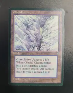 MTG Magic Glacial Chasm Ice Age NM - Image 1