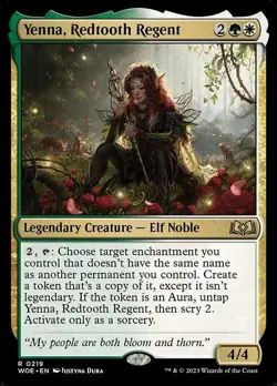 Yenna, Redtooth Regent - MTG WOE Wilds of Eldraine - NM/MINT - Image 1