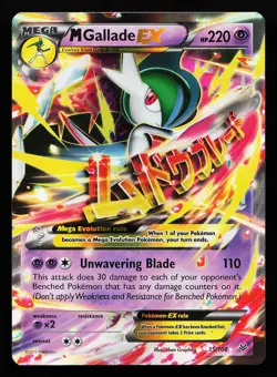 M Gallade EX 35/108 Ultra Rare XY Roaring Skies Pokemon Card - Image 1
