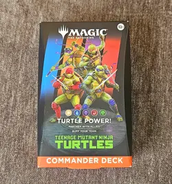 (SEALED-NEW) Magic: The Gathering Teenage Mutant Ninja Turtle (Commander Deck) - Image 1