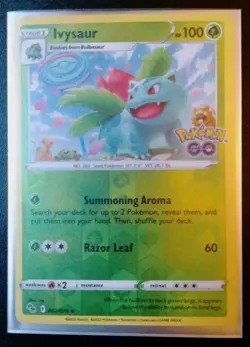 Pokemon TCG Ivysaur Holo Rare 002/078 Pokemon Go Promo Card⭐NM/B - Image 1