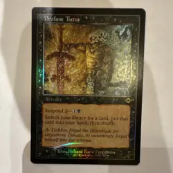 Wizards of the Coast Profane Tutor Retro Frame Foil Rare Modern Horizons 2 Black - Image 1