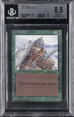 1993 MAGIC: THE GATHERING BETA ICE STORM BGS 8.5 - Image 1