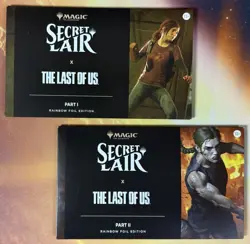 MTG: Secret Lair - The Last of Us Part 1 and Part 2 - FOIL bundle *NEW* sealed - Image 1