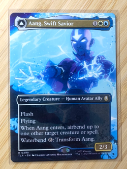 Aang, Swift Savior (0298) (Borderless) Avatar: The Last Airbender Reg NM MTG - Image 1