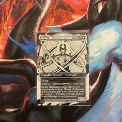 1x Avatar Aang Borderless Regular NM 0308 Avatar The Last Airbender MTG - Image 2