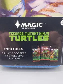 Magic The Gathering Teenage Mutant Ninja Turtles 3-Play Booster Tin Lot of 5 - Image 2