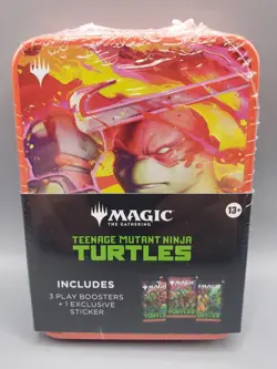 Magic The Gathering Teenage Mutant Ninja Turtles 3-Play Booster Tin Lot of 5 - Image 5