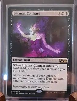 Liliana's Contract Core Set 2019 MTG Regular Near Mint - Image 3