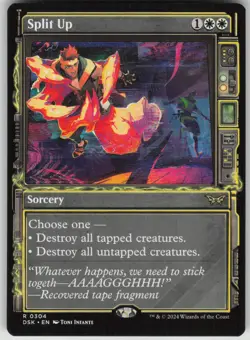 MTG TCG Split Up (Showcase) R Duskmourn: House of Horror 304 - Image 1