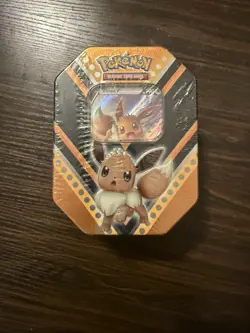 Pokemon Trading Card Game (TCG): Eevee V Powers Tin - FACTORY SEALED NEW - Image 1