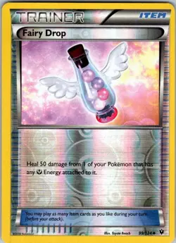 Pokemon | XY - Fates Collide | Fairy Drop | 99/124 | Reverse Holo | MP - Image 1