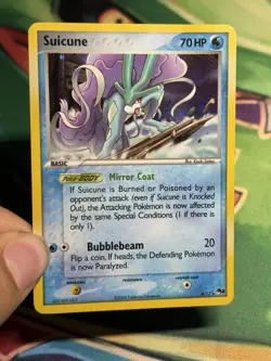 Suicune 4/17 Pop Series 2 Ex Era Promos Holo Rare Pokemon Card 2006 LP MP - Image 3