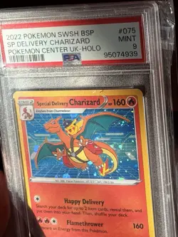 2022 SWSH BSP #75 “Special Delivery Charizard” Pokemon Center UK Promo PSA 9 - Image 2