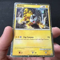 Raikou Prime HGSS19 Heart Gold Soul Silver Promo Holo Pokemon Card - Image 1