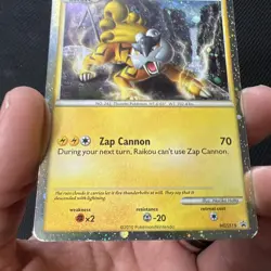 Raikou Prime HGSS19 Heart Gold Soul Silver Promo Holo Pokemon Card - Image 3