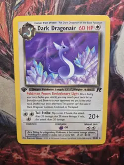 Pokemon TCG Dark Dragonair 33/82 Team Rocket Uncommon 1st Edition - MP - Image 1
