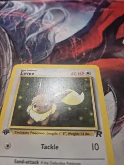 POKEMON EEVEE 55/82 1ST EDITION TEAM ROCKET MP - Image 2