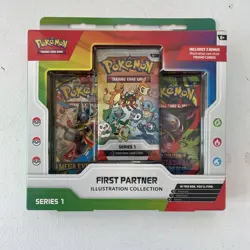First Partner Illustration Collection - Pokemon Series 1 2026 in hand - Image 1