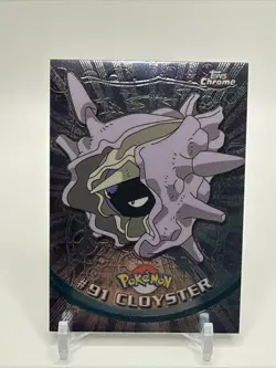 2000 Pokemon Topps Chrome #91 Cloyster 2nd Series - Image 1