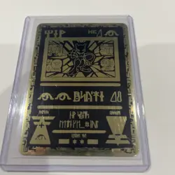 Pokemon Black & Gold Metal High Quality Ancient Mewtwo - Image 1