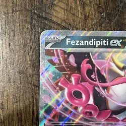 Pokemon TCG Fezandipiti ex 038/064 Shrouded Fable Holo Rare Near Mint - Image 2