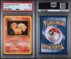 Pokemon TCG Base Set Vulpix 68 PSA 7 - Image 1