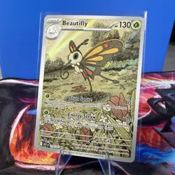 Beautifly 219/217 Illustration Rare Ascended HEROES Pokemon TCG English Mint! - Image 1