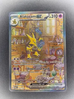 Pokemon TCG - Alakazam Ex 201/165 - S&V 151 - Special Illustration Rare - NM+ - Image 1