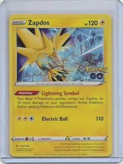 Zapdos Pokemon World Championships 2024 Honolulu Jesse Parker - Image 1