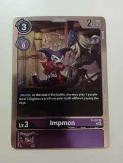 Impmon P-071 Digimon CCG TCG Card - Image 1