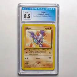 CGC 8.5 Gligar 1st Edition 59/111 Neo Genesis Pokemon 2000 - Image 1