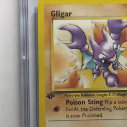 CGC 8.5 Gligar 1st Edition 59/111 Neo Genesis Pokemon 2000 - Image 3