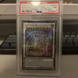 Blue Eyes Ultimate Spirit Dragon SDWD-EN043 1st Edition QCR Yugioh PSA 9 *719 - Image 1