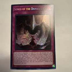 Yugioh Songs of the Dominators ALIN-EN078 Secret Rare 1st Edition NM - Image 1