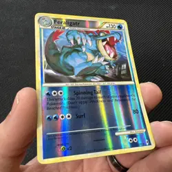 Feraligatr 25/95 Call of Legends Reverse Holo Rare Pokemon Card English - Image 4