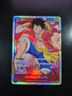 ONE PIECE Card Game Romance Dawn OP01-024 Monkey D Luffy Super Rare - Image 1