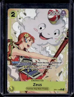 2025 One Piece A Fist of Divine Speed Zeus Rare #OP11-106 - Image 1
