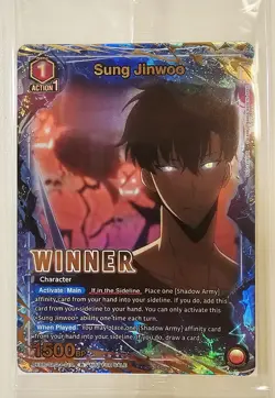 Union Arena Solo Leveling Sung Jinwoo Winner UEPR/SLG-1-019 Sealed New - Image 1