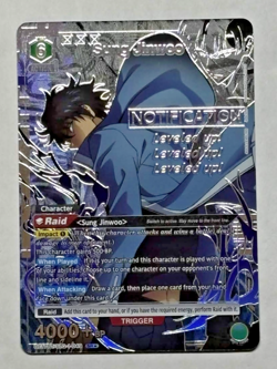 Union Arena UE17BT: SOLO LEVELING Sung Jinwoo UE17BT/SLG-1-049 Super Rare 1-Star - Image 1