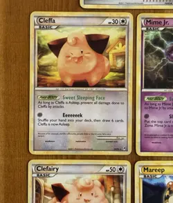 Call of Legends Vintage Pokemon Card Lot, Rares, Baby Pokemon, Cleffa, Mime Jr - Image 2