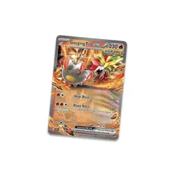 Pokemon Paradox Destinies Gouging Fire EX Tin Trading Card Game - Image 4