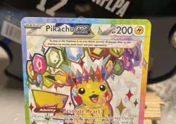 Pokemon - Pikachu ex - 219/191 - SV Surging Sparks - Full Art Card - P Fresh - Image 3