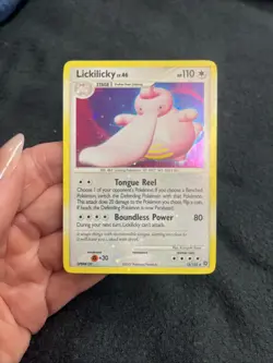 2007 Lickilicky 12/132 Holo Rare Pokemon Card Diamond & Pearl Secret Wonders LP - Image 2