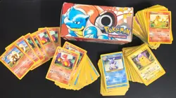 Pokemon Base Set Cards & WotC 1999 Vintage Box - 400+ Bulk Collection Binder Lot - Image 1