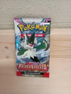 Pokemon TCG: Scarlet & Violet Paldea Evolved Booster Pack (10 Cards) - Image 1