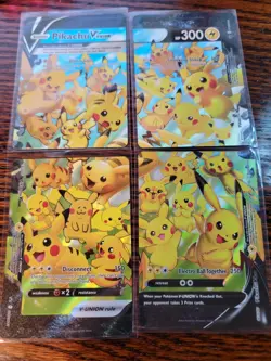 Pikachu V-Union - SWSH139-142 - Pokemon TCG: Celebrations Promo 4 Card Set - Image 1