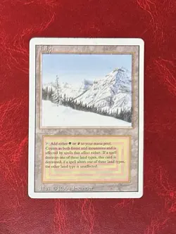 Magic the Gathering Taiga Dual Land Revised Edition Mtg english card Moderate/HP - Image 1